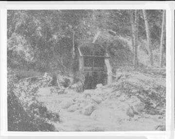 The intake at Santa Ana River #2 Hydro Plant