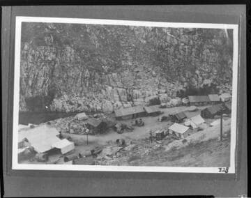 The headquarters camp at Kern River #1 Hydro Plant