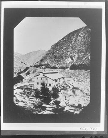 Kern River #1 Hydro Plant in operation
