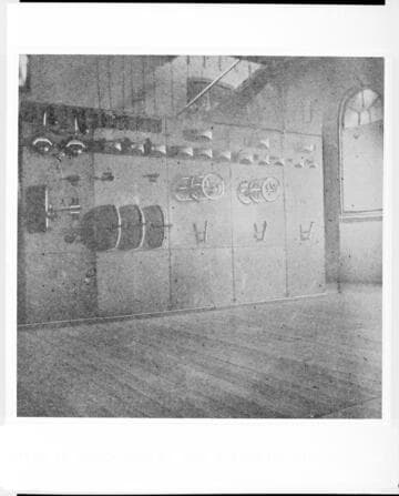 The switchboard at the Santa Monica Steam Plant