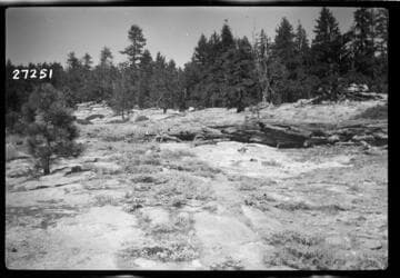 Big Creek, Fish Valley - Proposed conduit showing granite outcropping vicinity