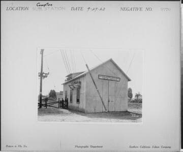 Compton Substation - Station building
