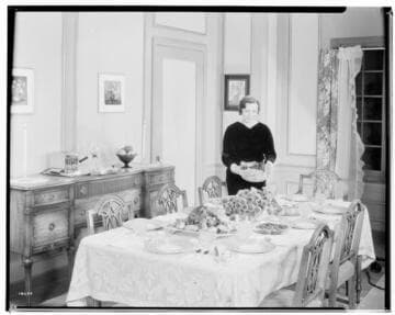H2.6 - Home Dining Room - Dinning room in "Mrs. Mortimer Jones Serves Dinner For Eight" film