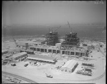 Construction of Etiwanda Generating Station