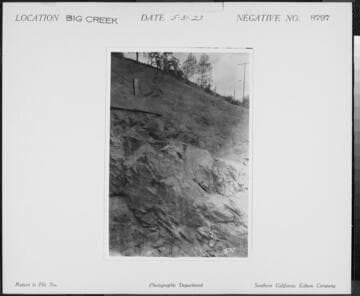 Big Creek Powerhouse #3 - Tunnel 3, excavation