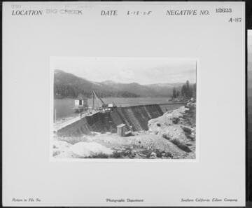 Big Creek Huntington Lake Dams