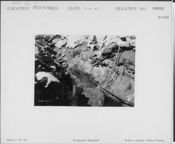 Big Creek, Florence Lake Dam - Construction for multiple-arch dam