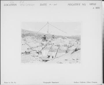 Big Creek, Florence Lake Dam - Progress on multiple