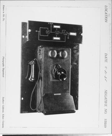 E1.1 - Electric Equipment misc. - Standard Highline Telephone Panel