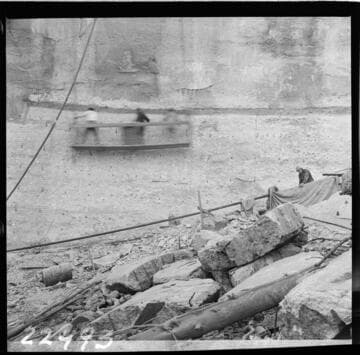 Big Creek, Huntington Lake Dams - Dam 1 Upstream face