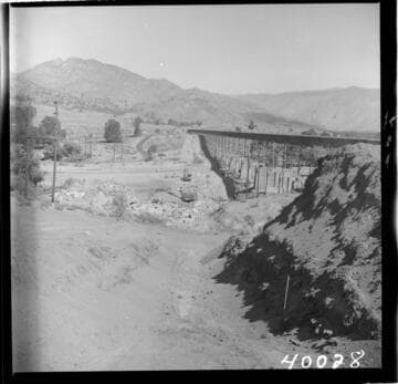 Borel Powerhouse - Borel Conduit - 3rd stage Kern River Siphon progress picture