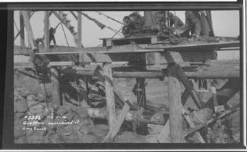 Gas main undermined at Long Beach