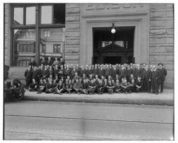 Group shot - Los Angeles business office. [variant of 02