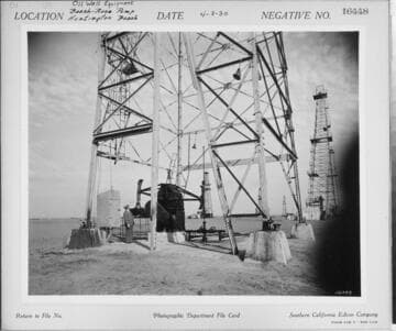 O1 - Oil Wells & Equipment - Baash-Ross Pump - Huntington Beach
