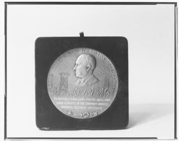 J. B. Miller Award given to  Russell H. Ballard for his brilliant achievements in the company's interest