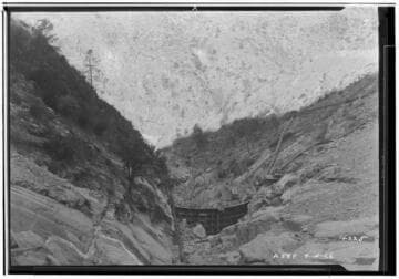 Big Creek, Stevenson Creek Test Dam - construction