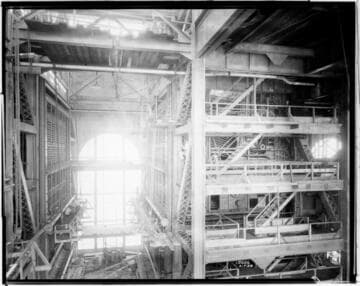 Long Beach Steam Station, Plant #3 - General view of Boilers 49 & 50