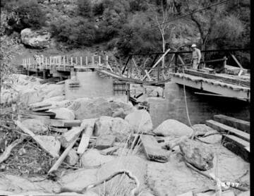 Kaweah Miscellaneous - Kaweah Hydro repair - Rebuilding bridge to Powerhouse #3