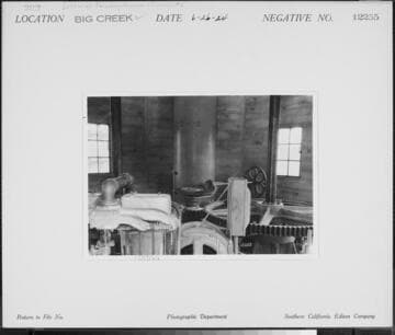 Big Creek PH#2 - Interior Forebay House