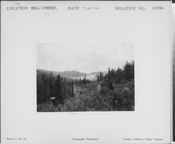 Big Creek, Florence Lake Dam