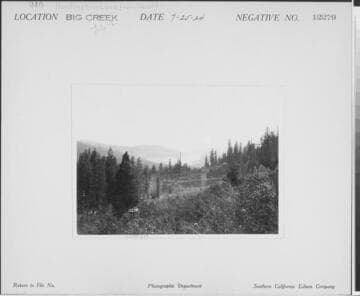 Big Creek, Florence Lake Dam