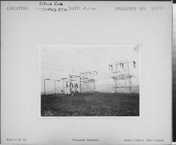 Citrus Cove Switching Station - Oil Switches in Transmission line right-of-way