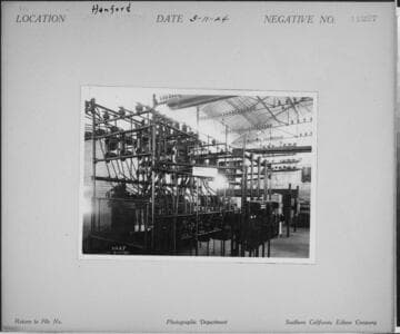 Hanford Substation - Interior