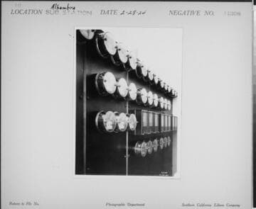 Alhambra Substation - interior