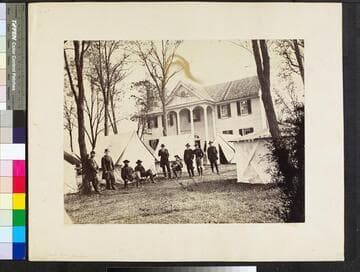 Headquarters of General Mead near Culpepper, Va., October 1863