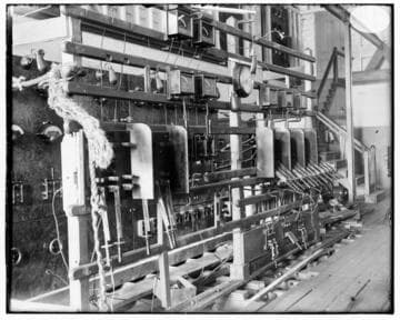 The old control board at Mill Creek #1 Hydro Plant