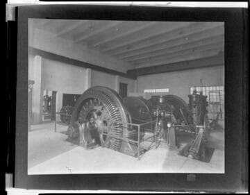 The interior of Kaweah #3 Hydro Plant