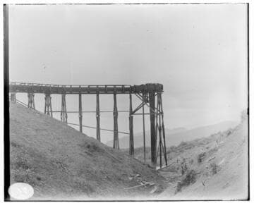 The pressure line intake of Mill Creek #3 Hydro Plant
