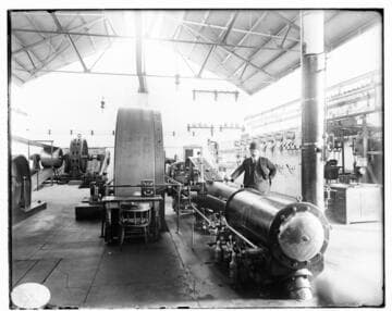The interior of the Redlands Steam Plant