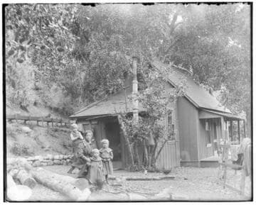 At their cabin up in Mill Creek Canyon