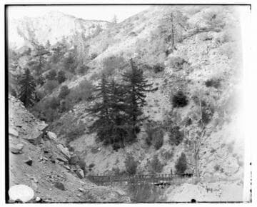 Flume #8 at Santa Ana River #1 Hydro Plant