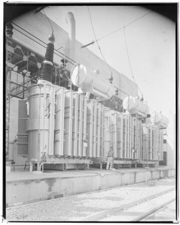 Long Beach Steam Station, Plant #3 - General Electric Transformers