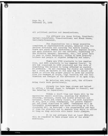 C1.2 - Letters - Open letter from Southern California Voters Assoc