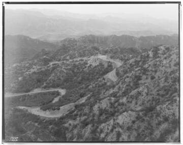 Big Creek Transmission Line - Over hills in back of Saugus Substation