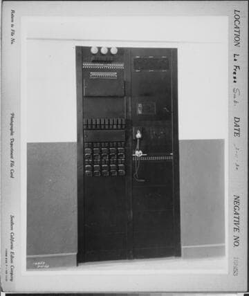 La Fresa Substation - Telephone switchboard