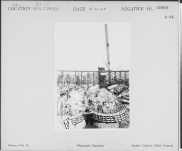 Big Creek, Florence Lake Dam