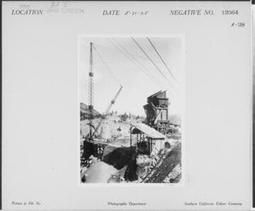 Big Creek, Florence Lake Dam - Quarry