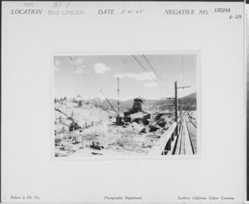 Big Creek, Florence Lake Dam - Crusher