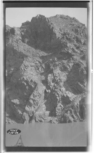 Kelley Dam Site - looking toward Arizona abutments