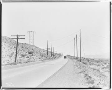 Boulder-Chino Transmission Line (3rd) - Guard Poles at Highway 70