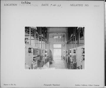 La Habra Substation - Interior