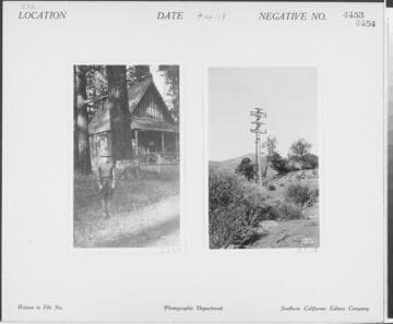 Big Creek Scenery - Sohier's investigation of future developments of Big Creek Project