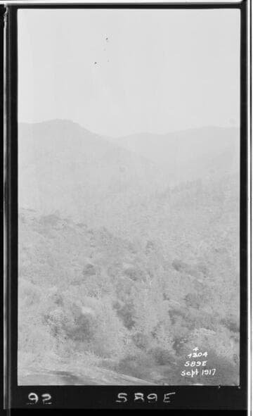 Big Creek Scenery - Sohier's investigation of future developments of Big Creek Project