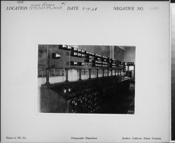 Long Beach Steam Station, Plant #1 - Interior