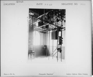 Upland Substation - Interior