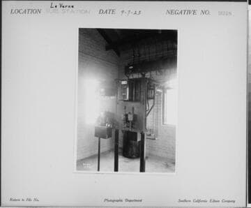 La Verne Substation - Interior